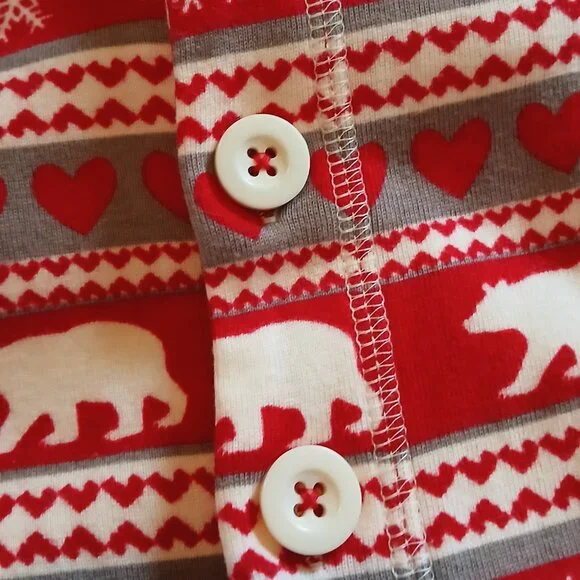 NWT Hatley Fair Isle Bear & Moose Family Union Sleepwear XL NWT - Picture 8 of 9